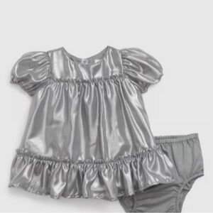 GAP Shimmering Gray Baby Dress (just the dress)
